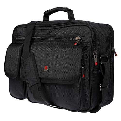 Christian Wippermann XXL Umhängetasche Flugbegleiter Tasche Messenger Arbeitstasche Laptoptasche von Christian Wippermann