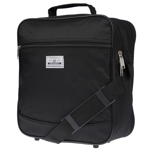 Christian Wippermann große Herren Tasche Arbeitstasche Umhängetasche Flugbegleiter Messenger Bag Schwarz von Christian Wippermann
