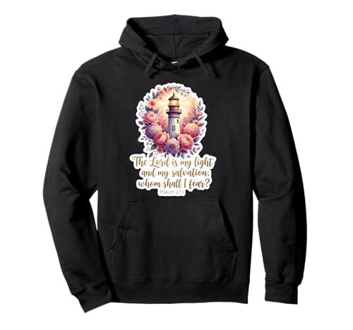 Christian Woman Vers The Lord is My Light and My Salvation Pullover Hoodie Christian Woman Vers The Lord is My Light and My Salvation Pullover Hoodie von Christian Woman Verse The Lord Is My Light Merch