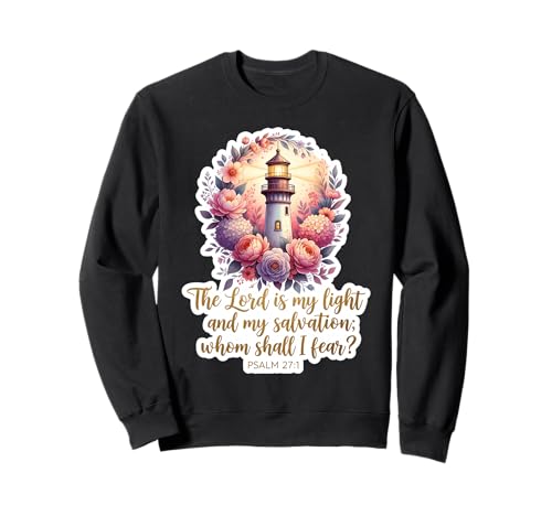Christian Woman Vers The Lord is My Light and My Salvation Sweatshirt Christian Woman Vers The Lord is My Light and My Salvation Sweatshirt von Christian Woman Verse The Lord Is My Light Merch