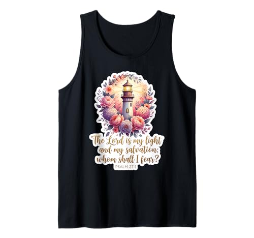 Christian Woman Vers The Lord is My Light and My Salvation Tank Top Christian Woman Vers The Lord is My Light and My Salvation Tank Top von Christian Woman Verse The Lord Is My Light Merch