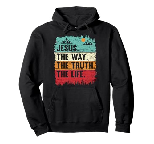 Jungen Jesus Shirt The Way Truth Life Kids Christian Worship Pullover Hoodie Jungen Jesus Shirt The Way Truth Life Kids Christian Worship Pullover Hoodie von Christian Worship Jesus Apparel For Men