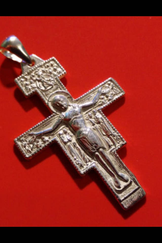 Christian Jewerly-San Damiano Kreuz-sterling Weißgold 18K Private Auflistung Anhänger-Assisi Kreuz-Kunst-Jesus Kreuz-st Franziskus Kreuz Christian Jewerly-San Damiano Kreuz-sterling Weißgold 18K Private Auflistung Anhänger-Assisi Kreuz-Kunst-Jesus Kreuz-st Franziskus Kreuz von ChristianArtDesign