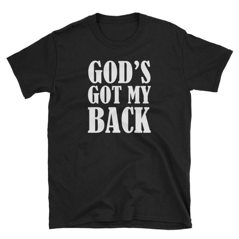 Gott Hat Meinen Rücken, Christ, Kurzärmeliges Unisex-T-Shirt von ChristianLifeGifts