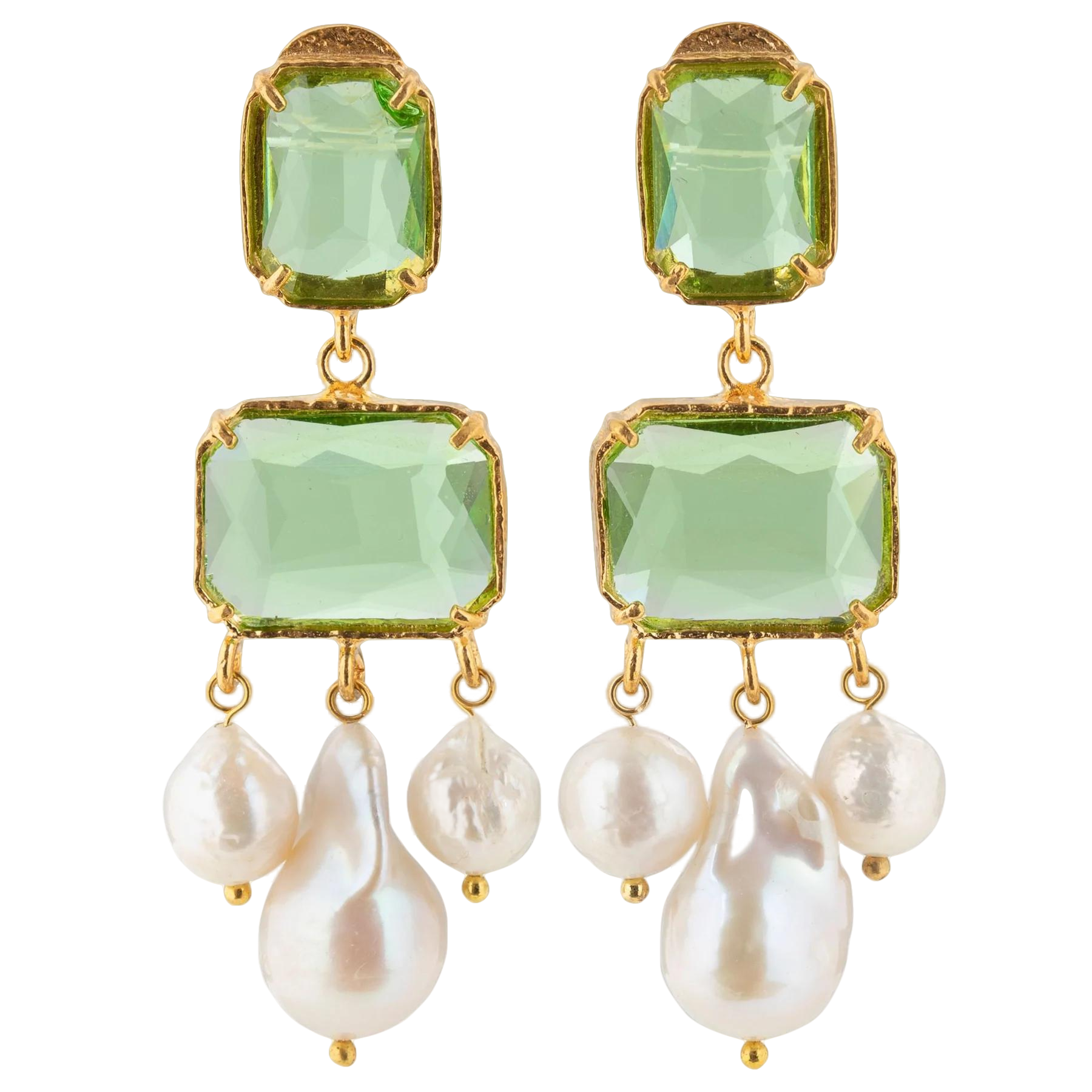 Emma Earrings Green von Christie Nicolaides