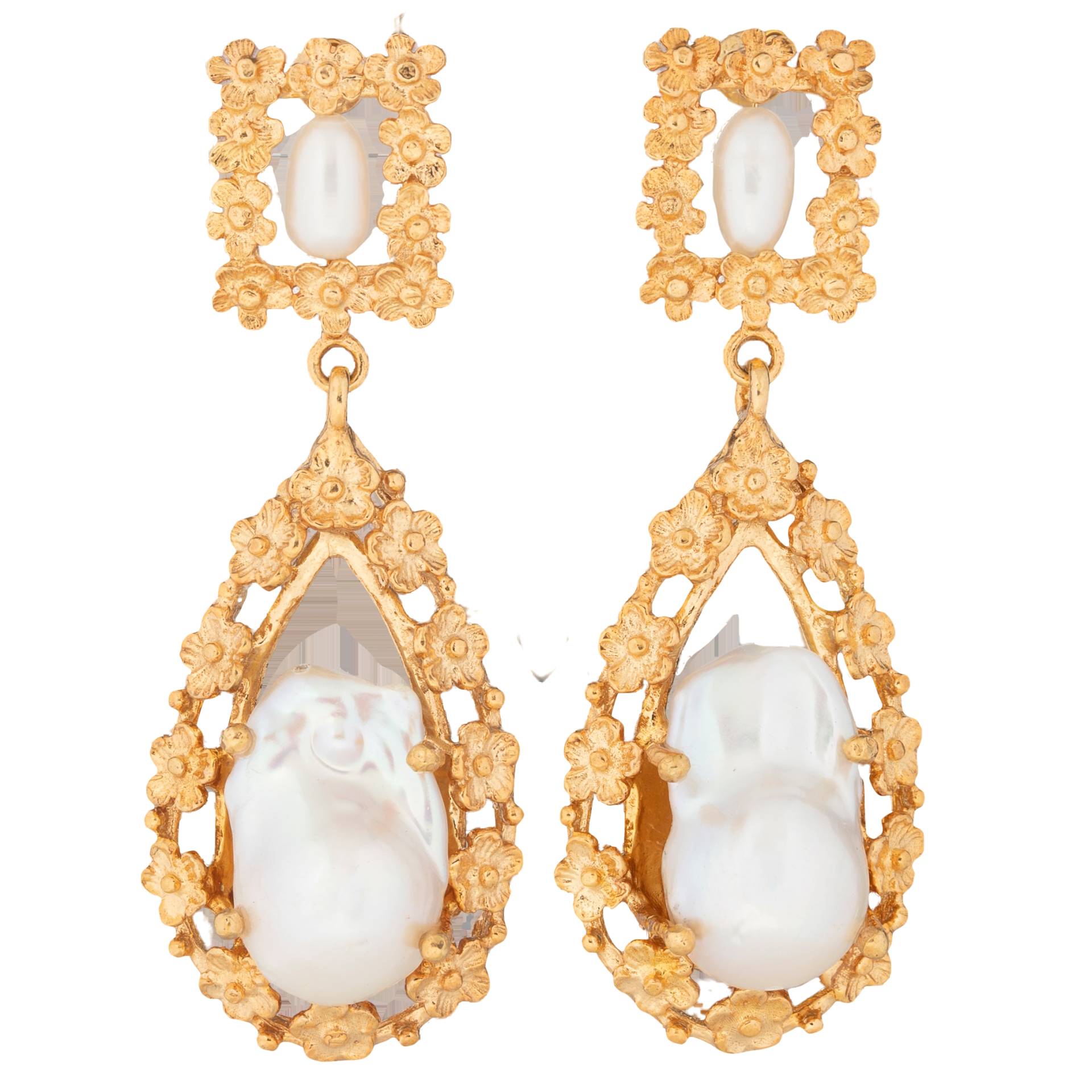 Giselle Earrings Pearl von Christie Nicolaides