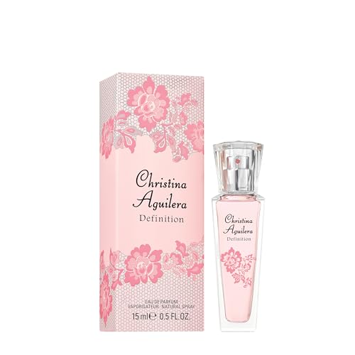 Christina Aguilera - Definition Eau de Parfum, leichtes Parfüm, mit Mandarine, Orchidee und Amber, blumige und zitrische Noten, erfrischender Duft, ideal für den Sommer, Parfüm für Damen - 15 ml von Christina Aguilera