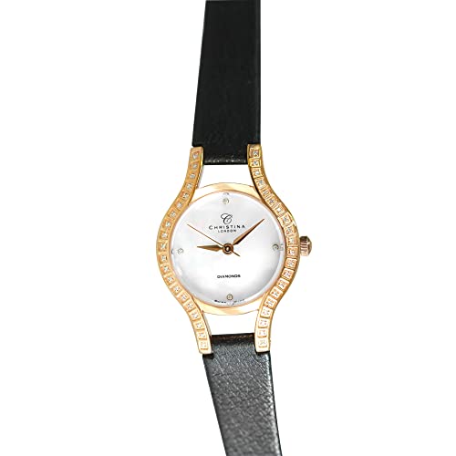 Christina London Unisex Analog Automatik Uhr mit Edelstahl Armband 129RWBL2 von Christina London