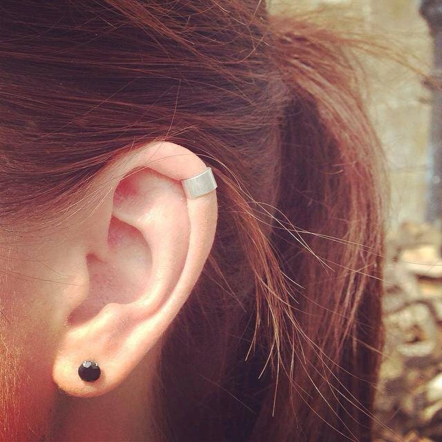 Schlichte Ohrmanschette Sterling Silber von ChristinaMadeIt