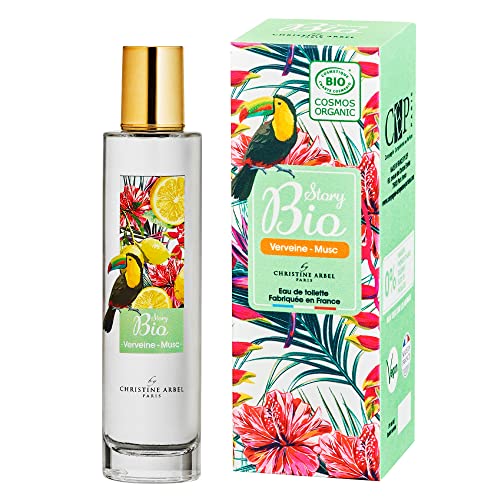 Christine Arbel Paris Story Bio Verveine Musc Eau de Toilette für Damen Sprühflakon 50 ml BIO COSMOS ORGANIC zertifiziert von ECOCERT von Christine Arbel