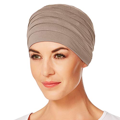 Christine Headwear Damen Christine Headwear Yumuşak Bambu Türban, Kahverengi Yoga turban, Beige, 55-61 EU von Christine Headwear