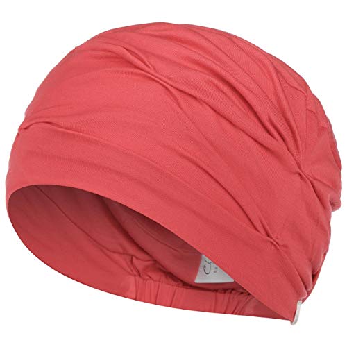 Christine Headwear Becca-Uni 37,5 Grad Turban Kopftuch Chemo-Kopfbedeckung (One Size - Koralle) von Christine Headwear