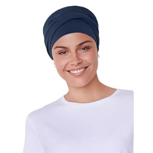 Christine Headwear - Emmy - Viva Turban - Dark Denim von Christine Headwear