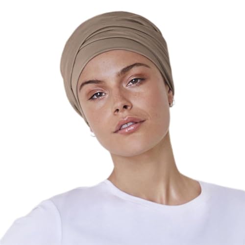 Christine Headwear - Emmy - Viva Turban - Teak Brown von Christine Headwear