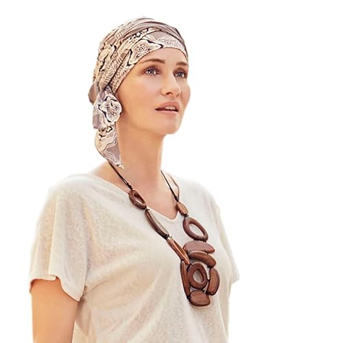 Christine Headwear Women's Beatrice Turban, Beige Ornaments, One Size von Christine Headwear