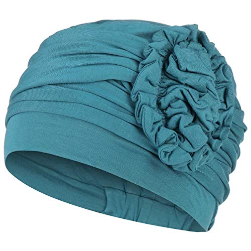 Christine Headwear Damen tulband Lotus turban, Ocean blue, 55-61 EU von Christine Headwear