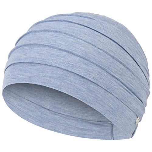 Christine Headwear Damen Christine Headwear Soft Bamboo Turban, Light Blue Melange Yoga turban, Light blue melange, 55-61 EU von Christine Headwear