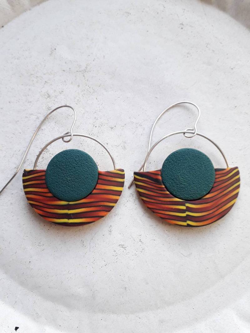 Herbstliche Statement-Ohrringe von ChristineGasafy