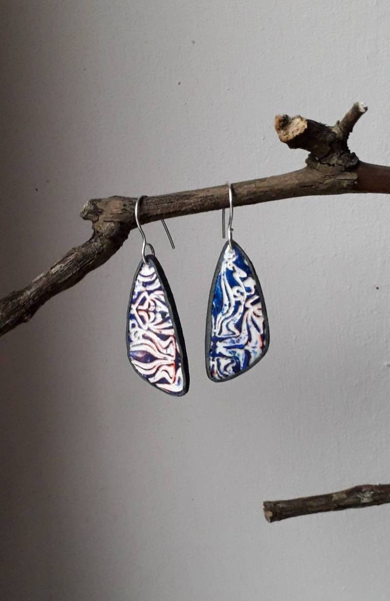 Ohrringe Aus Polymer-Clay von ChristineGasafy