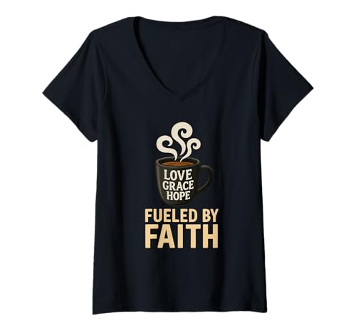 Damen Jesus Ist Mein Fels Christliche Bibel Spruch Shirt T-Shirt mit V-Ausschnitt Damen Jesus Ist Mein Fels Christliche Bibel Spruch Shirt T-Shirt mit V-Ausschnitt von Christliche Bibel Glaube Jesus Fels