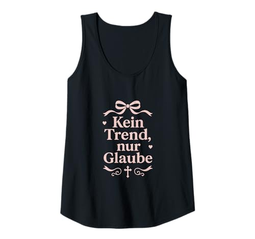 Damen Kein Trend nur Glaube Christen Tank Top Damen Kein Trend nur Glaube Christen Tank Top von Christlicher Glaube Hoffnung Inspiration