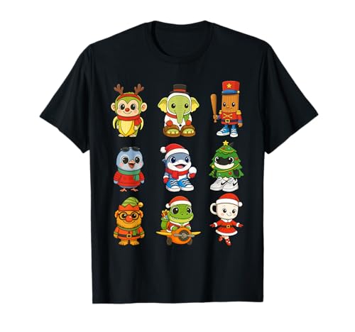 Baby Brainrot Animals Los Dicen Weihnachtskostüm Kinder niedlich T-Shirt von Christmas 2025 Brainrot Costume