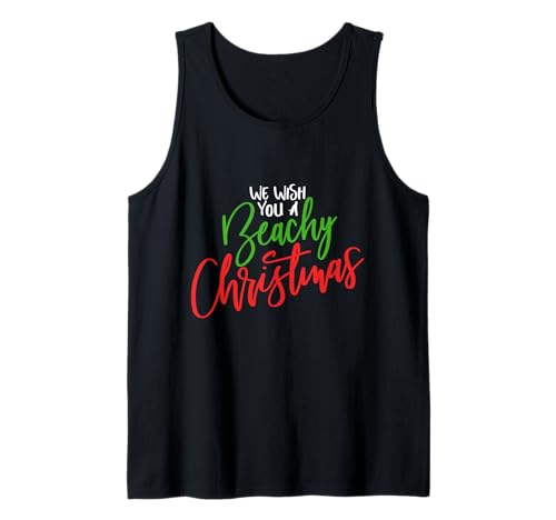 Weihnachten Beachy Christmas Xmas Männer Frauen Merry Christmas Tank Top von Christmas Beachy Christmas Xmas Merry Christmas