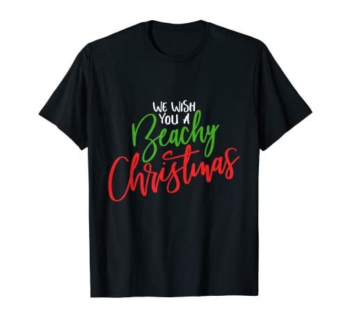 Weihnachten Strand Weihnachten Xmas Herren Damen Frohe Weihnachten T-Shirt von Christmas Beachy Christmas Xmas Merry Christmas