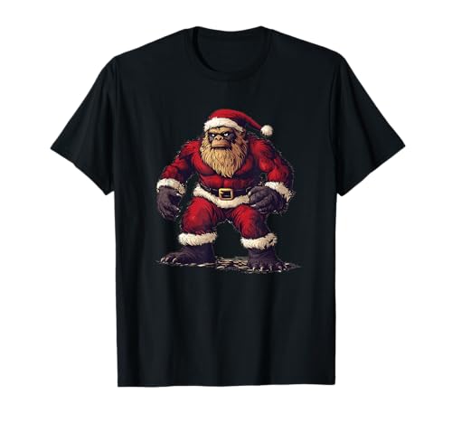 Starkes Weihnachtsmann Bigfoot Kostüm für Jungen und Mädchen T-Shirt Starkes Weihnachtsmann Bigfoot Kostüm für Jungen und Mädchen T-Shirt von Christmas Bigfoot