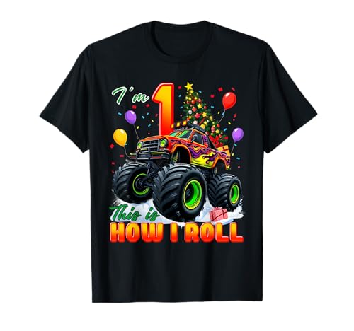I'm 1 1st Birthday Boy Monster Truck 1 Years Old Christmas T-Shirt I'm 1 1st Birthday Boy Monster Truck 1 Years Old Christmas T-Shirt von Christmas Birthday Monster Truck Outfit