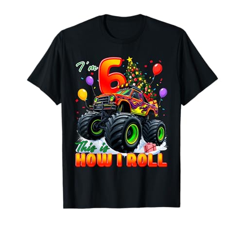 I'm 6 6th Birthday Boy Monster Truck 6 Years Old Christmas T-Shirt I'm 6 6th Birthday Boy Monster Truck 6 Years Old Christmas T-Shirt von Christmas Birthday Monster Truck Outfit