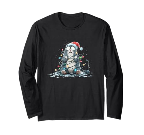 Weihnachtsdeko Katzenkostüm für Jungen und Mädchen Langarmshirt Weihnachtsdeko Katzenkostüm für Jungen und Mädchen Langarmshirt von Christmas Cat Outfit