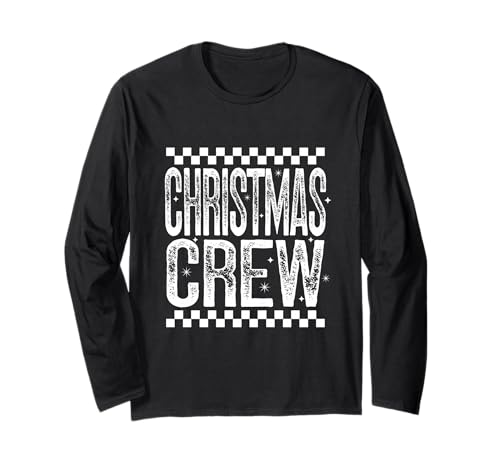 Christmas Crew Retro-Urlaub, Mama, Papa, Familientreffen Langarmshirt Christmas Crew Retro-Urlaub, Mama, Papa, Familientreffen Langarmshirt von Christmas Crew T-Shirt Co.