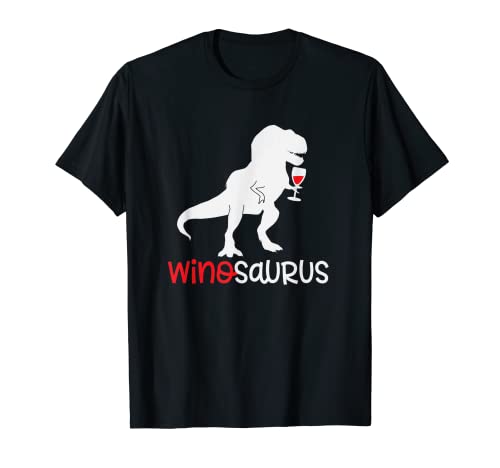 Winosaurus Wino Saur Frauen Weinliebhaber Lustiges Dino Liebhaber Geschenk T-Shirt Winosaurus Wino Saur Frauen Weinliebhaber Lustiges Dino Liebhaber Geschenk T-Shirt von Christmas Dinosaur Matching Family Shirts Birthday