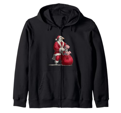 Lustiger Adler in Weihnachtsstimmung für Jungen und Mädchen Kapuzenjacke von Christmas Eagle Outfit