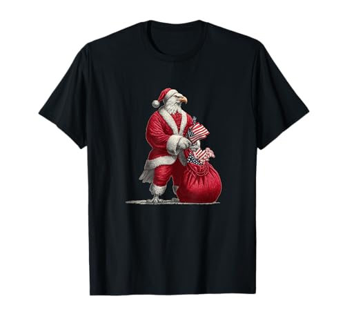 Lustiger Adler in Weihnachtsstimmung für Jungen und Mädchen T-Shirt Lustiger Adler in Weihnachtsstimmung für Jungen und Mädchen T-Shirt von Christmas Eagle Outfit