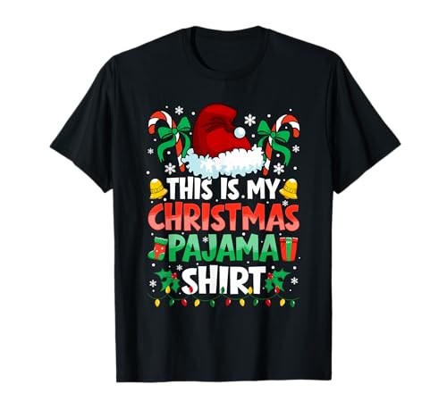 This is My Christmas Pyjama-Shirt, lustig, für Herren und Damen T-Shirt This is My Christmas Pyjama-Shirt, lustig, für Herren und Damen T-Shirt von Christmas Family Shirts For Men Women Xmas Pajamas