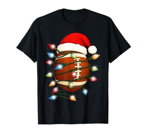 Weihnachtsmannmütze für Herren, Jungen, Kinder T-Shirt Weihnachtsmannmütze für Herren, Jungen, Kinder T-Shirt von Christmas Football Players