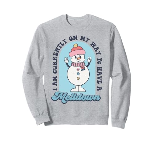 Lustiger Schneemann Weihnachten sarkastisch Männer Frauen Kinder Xmas Humor Sweatshirt von Christmas Funny Men Women Apparel Clothes Ideas