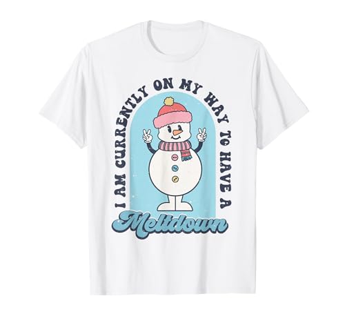 Lustiger Schneemann Weihnachten sarkastisch Männer Frauen Kinder Xmas Humor T-Shirt von Christmas Funny Men Women Apparel Clothes Ideas
