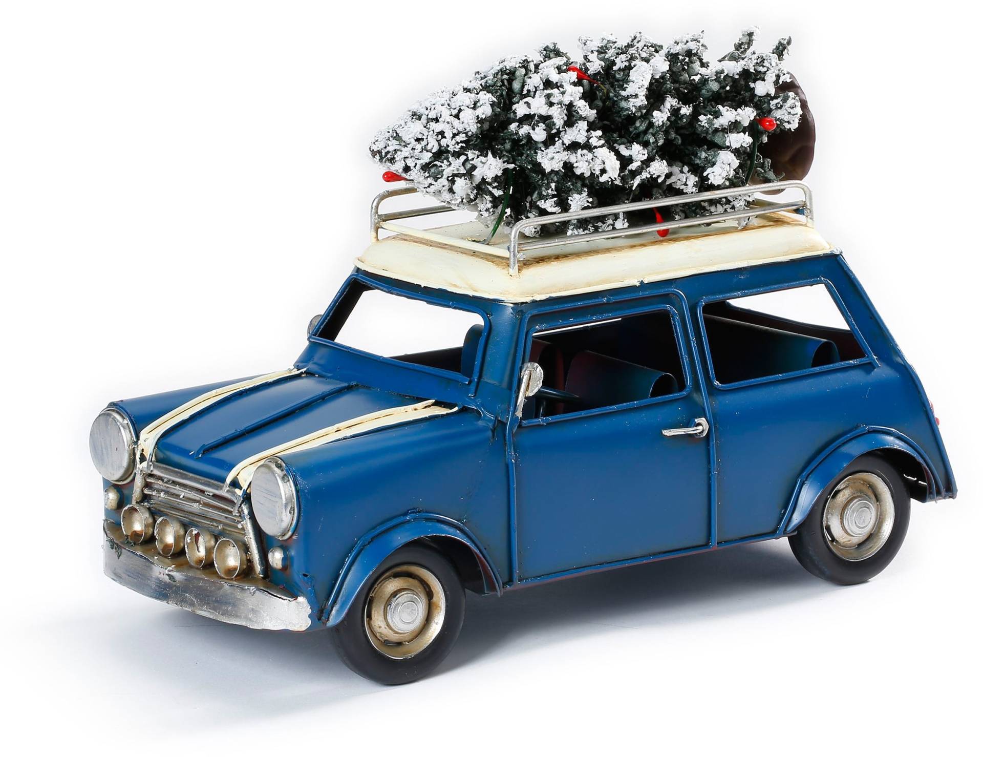 CHRISTMAS GOODS by Inge Weihnachtsfigur "Auto mit Baum, Weihnachtsdeko", im sportlichen Look, Höhe ca. 18 cm von Christmas Goods By Inge