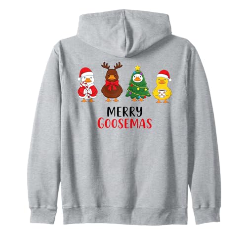 Merry Goosemas Christmas Goosemas Christmas Goose Herren Damen Kinder Silly Xmas Kapuzenjacke von Christmas Goose Men Women Apparel Clothes Ideas