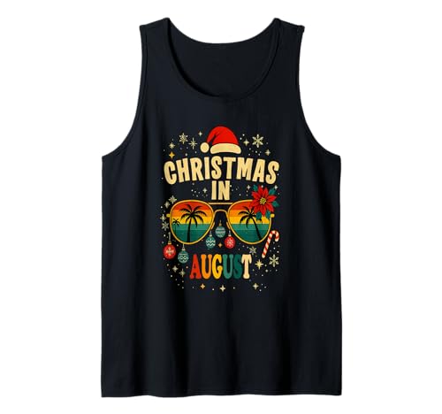 Nikolausmütze Herren Damen Kind Tank Top von Christmas In August Sunglasses Beach