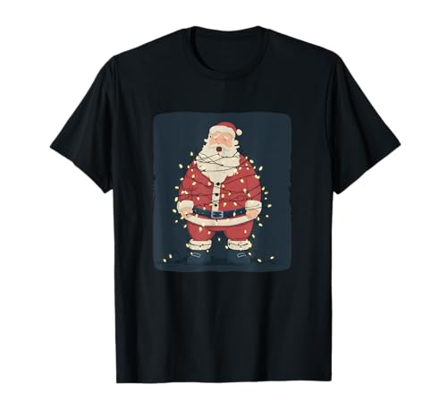 Toller Weihnachtsmann in festlichen Lichtern für Jungen und Mädchen T-Shirt Toller Weihnachtsmann in festlichen Lichtern für Jungen und Mädchen T-Shirt von Christmas Light Outfit