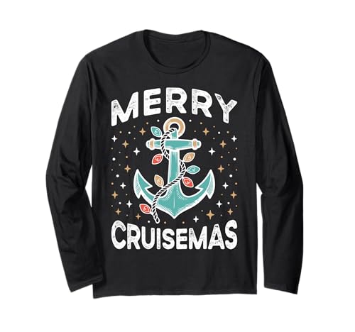 Merry Cruise-Mas Passende Familien-Weihnachtskreuzfahrt Damen Herren Langarmshirt Merry Cruise-Mas Passende Familien-Weihnachtskreuzfahrt Damen Herren Langarmshirt von Christmas Lights Family Matching Christmas Pajamas
