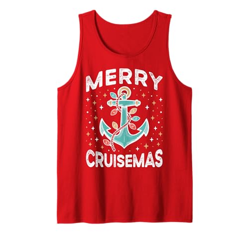 Merry Cruise-Mas Passende Familien-Weihnachtskreuzfahrt Damen Herren Tank Top Merry Cruise-Mas Passende Familien-Weihnachtskreuzfahrt Damen Herren Tank Top von Christmas Lights Family Matching Christmas Pajamas