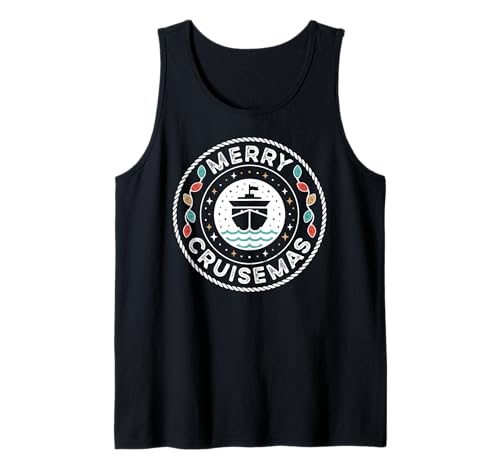 Merry Cruise-Mas Passende Familien-Weihnachtskreuzfahrt Damen Herren Tank Top Merry Cruise-Mas Passende Familien-Weihnachtskreuzfahrt Damen Herren Tank Top von Christmas Lights Family Matching Christmas Pajamas
