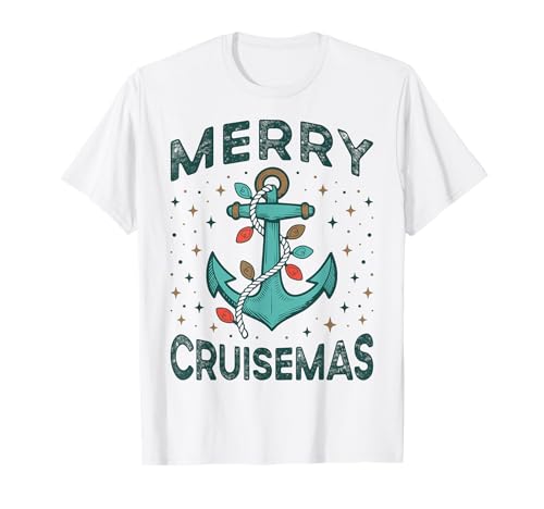 Merry Cruisemas Passende Familien-Weihnachtskreuzfahrt für Damen und Herren T-Shirt Merry Cruisemas Passende Familien-Weihnachtskreuzfahrt für Damen und Herren T-Shirt von Christmas Lights Family Matching Christmas Pajamas