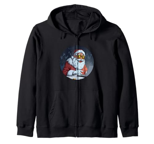 Cash and Money Weihnachtsmann Kostüm für Jungen und Mädchen Kapuzenjacke von Christmas Outfit