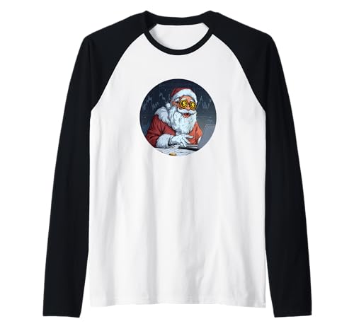 Cash and Money Weihnachtsmann Kostüm für Jungen und Mädchen Raglan von Christmas Outfit